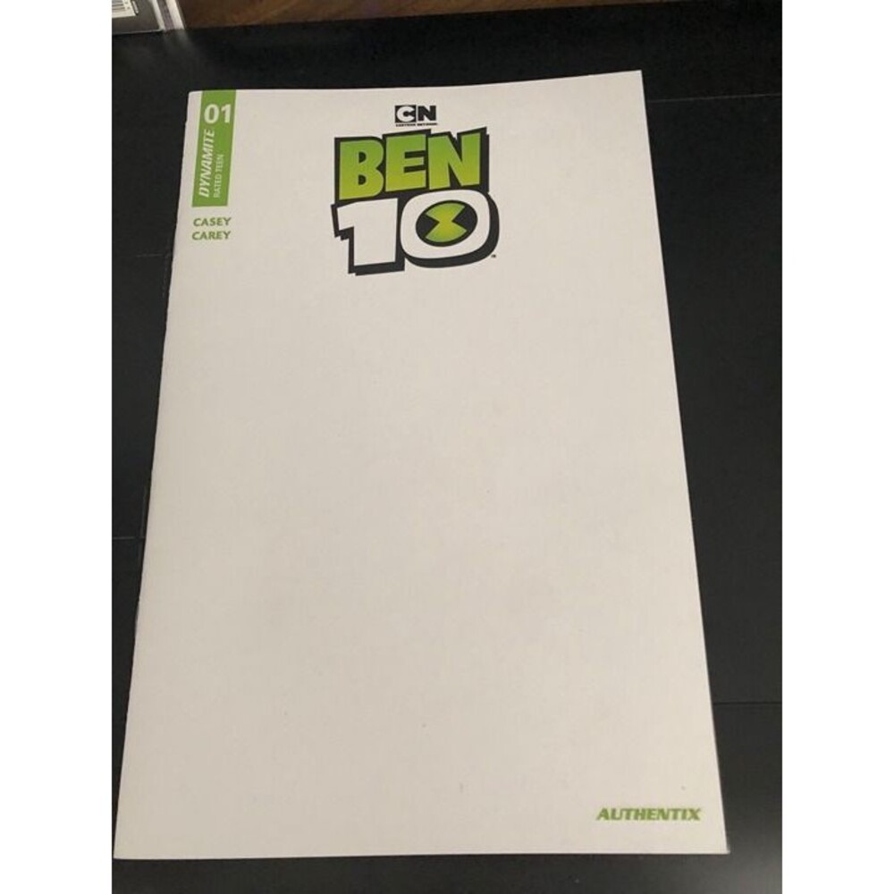 Ben 10 #1 Blank Sketch Cover Variant Dynamite Comics 2026 NM